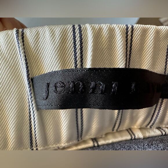 Jenni Kayne Bianca Stripped Straight Leg Pant in Navy Stripe XL - Picture 13 of 15